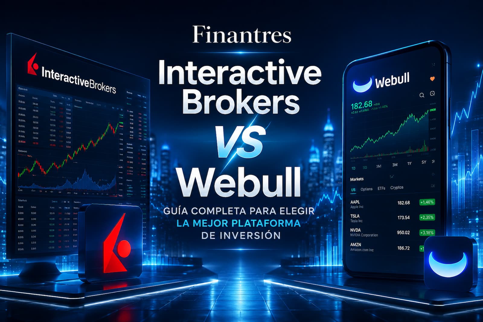 Interactive Brokers vs Webull: ¿cuál es mejor y cuál elegir?