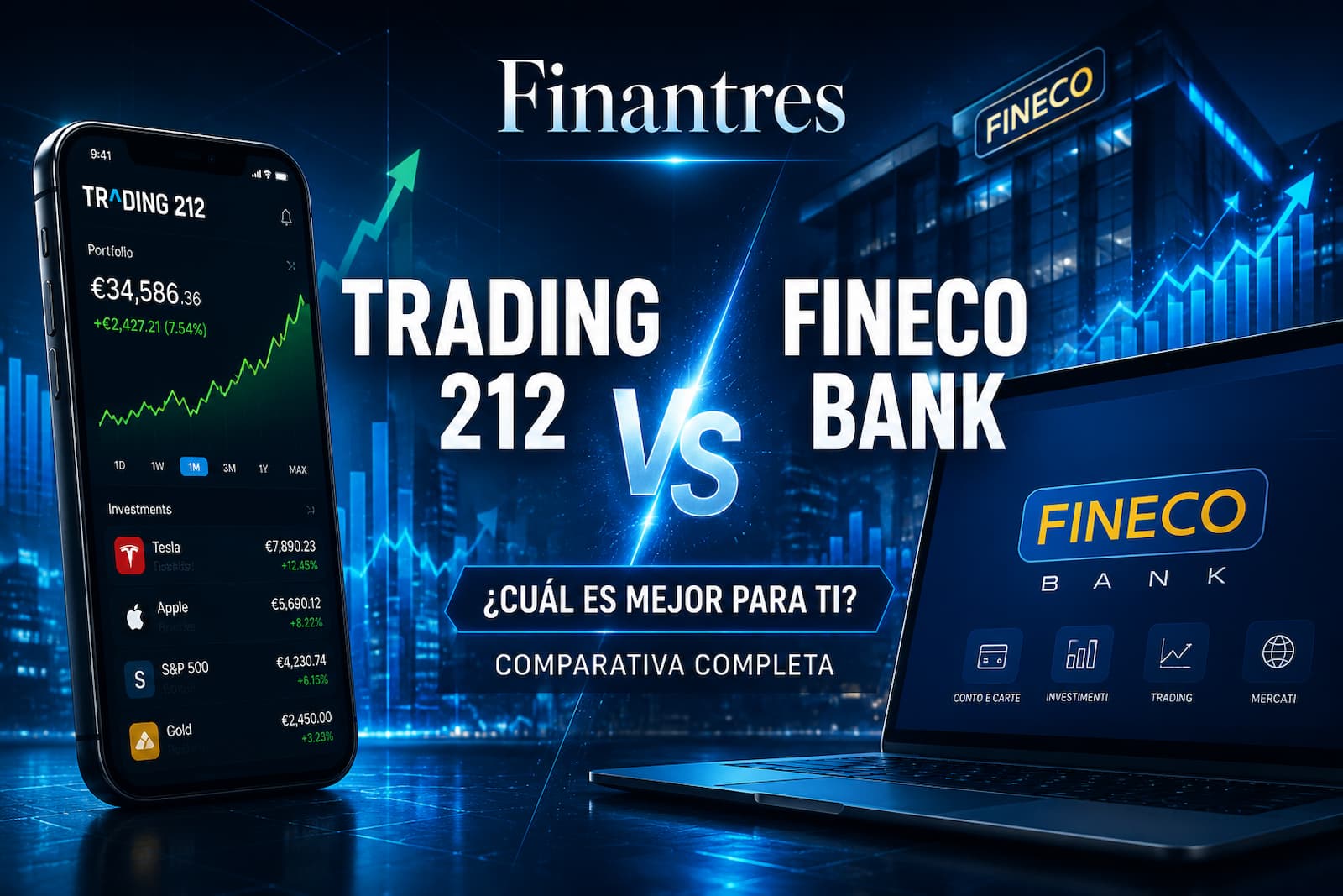 Trading 212 vs Fineco Bank