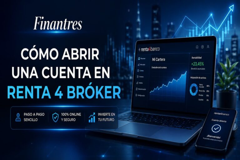 Cómo abrir una cuenta en Renta 4 Bróker