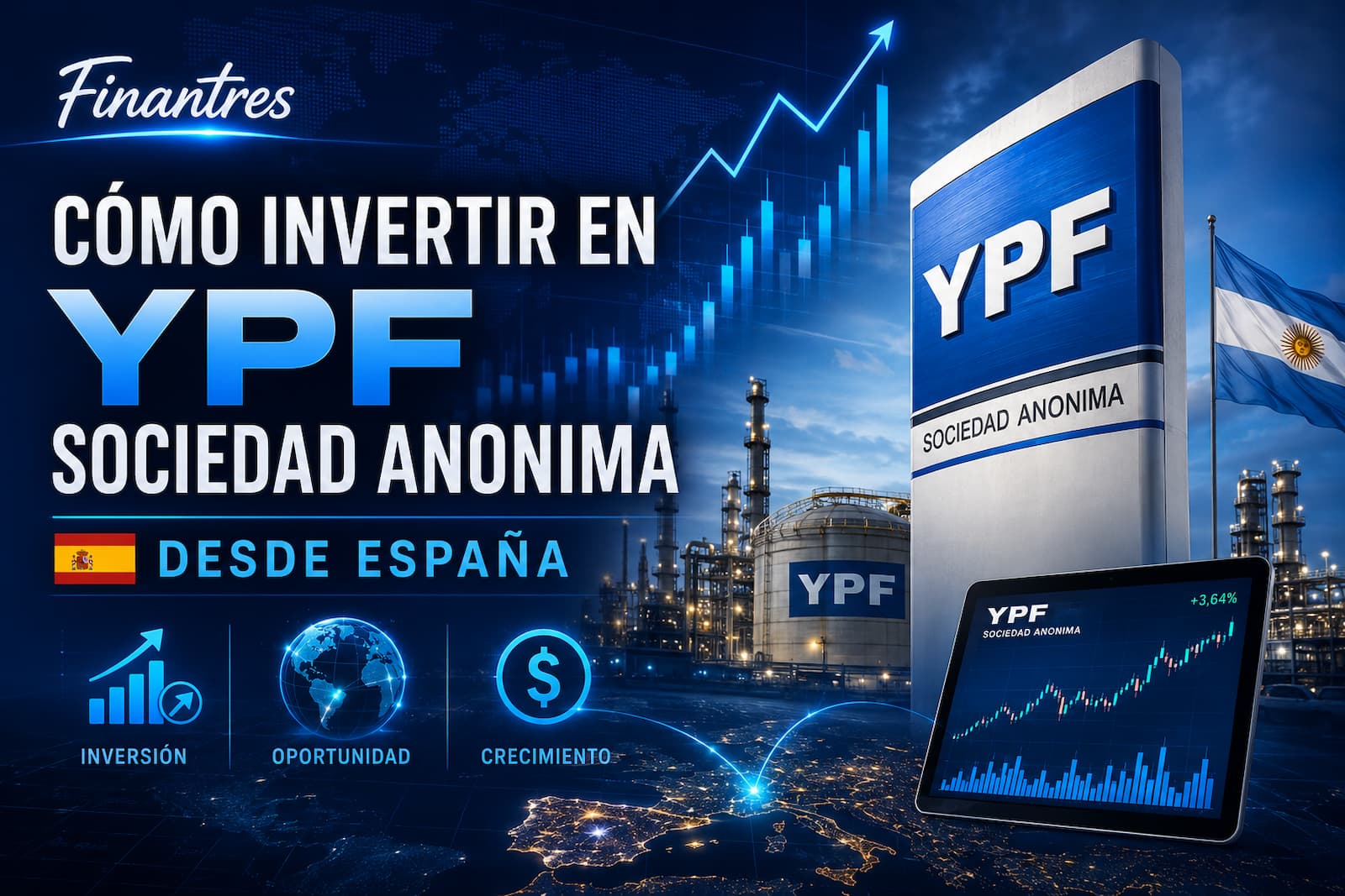 Cómo comprar acciones de YPF Sociedad Anonima (YPF)