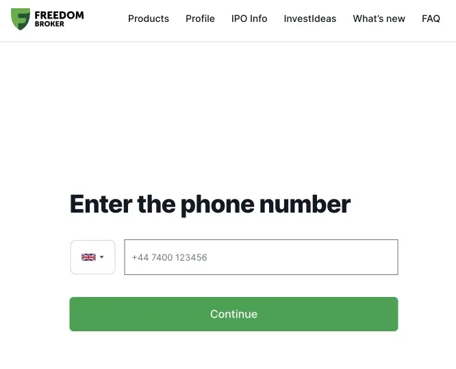 proceso apertura cuenta en broker freedom24