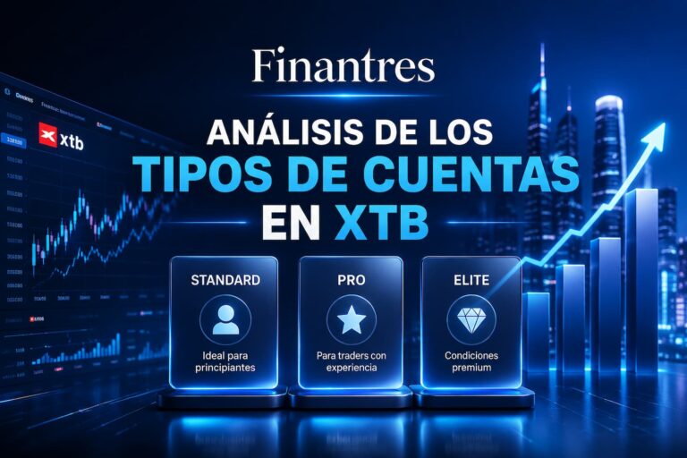 Análisis de los Tipos de cuentas en XTB