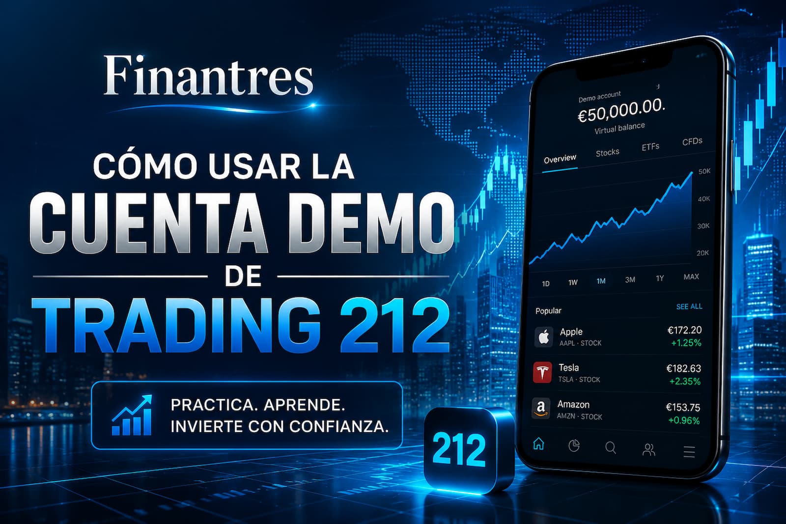 Cómo usar la cuenta demo de Trading 212