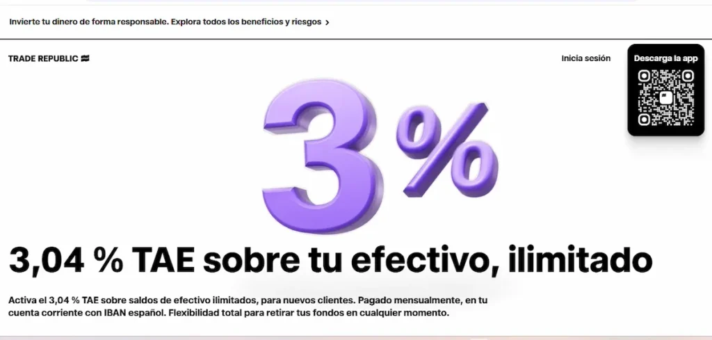 Cuenta remunerada Trade Republic