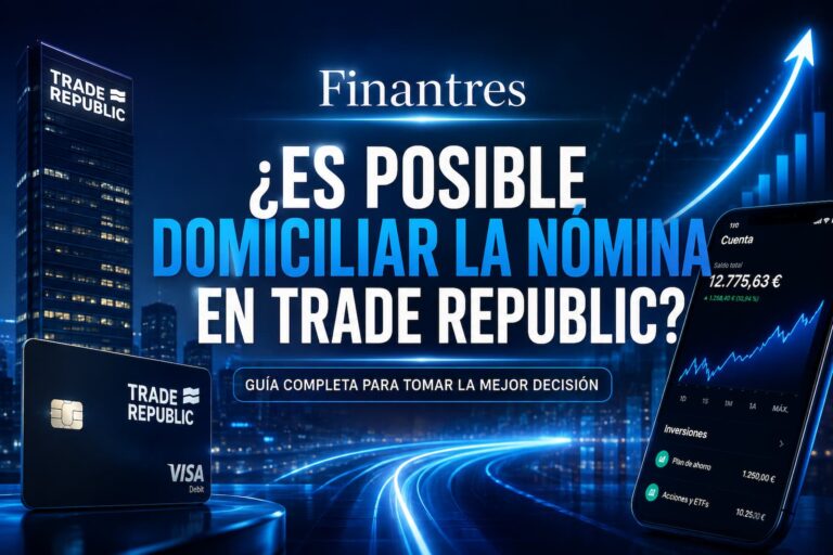 Es posible domiciliar la nómina en Trade Republic