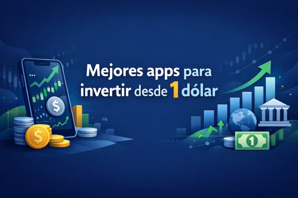 Mejores apps para invertir desde 1 dólar