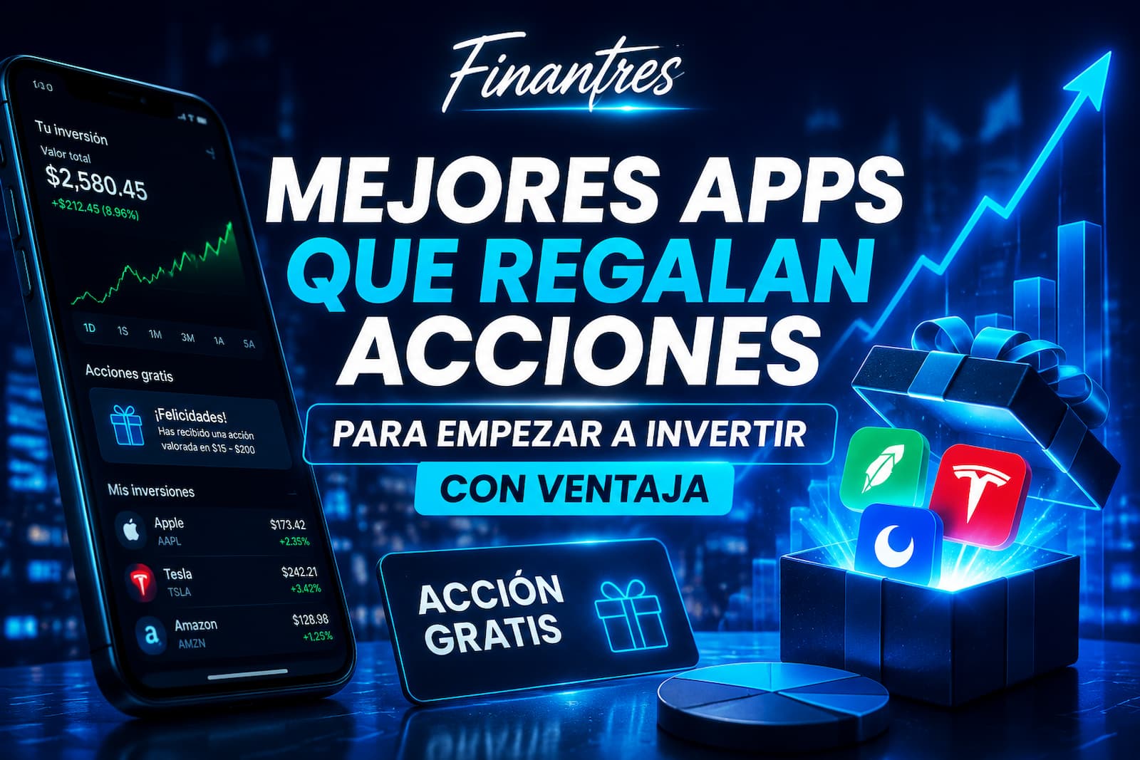 Mejores apps que regalan acciones gratis en España