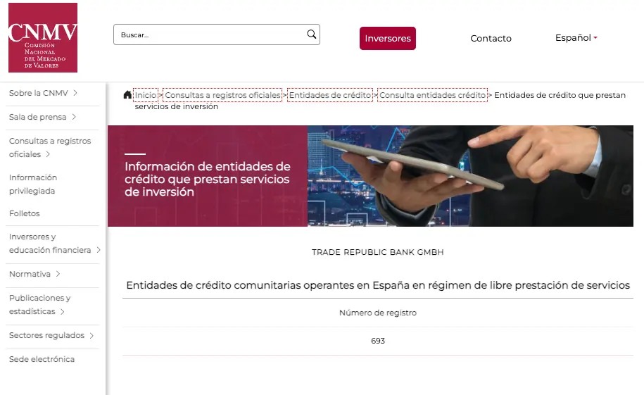 Trade Republic CNMV