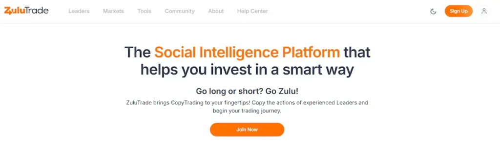 ZuluTrade web