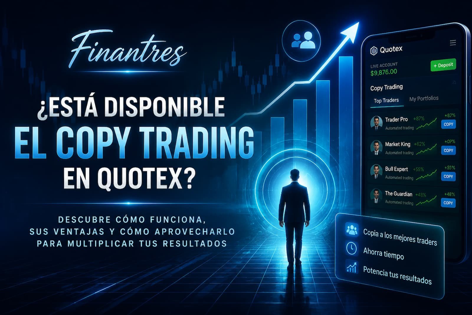 Está disponible el Copy Trading en Quotex