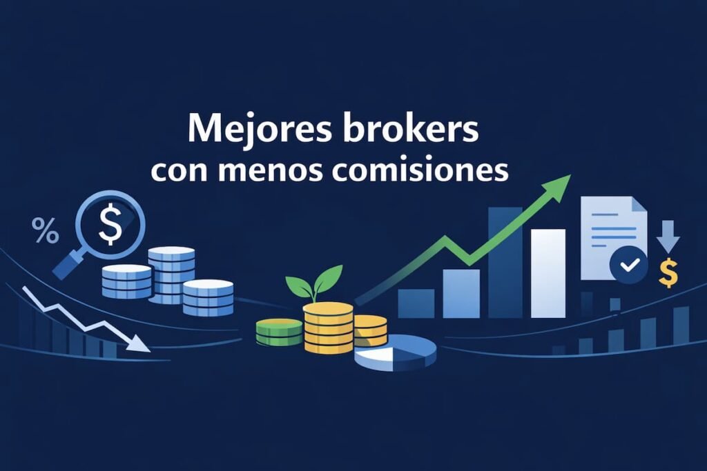 Mejores brokers con menos comisiones