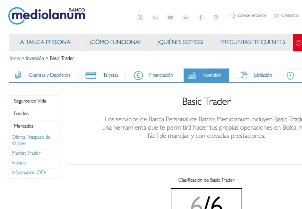 que es Banco Mediolanum y para que sirve