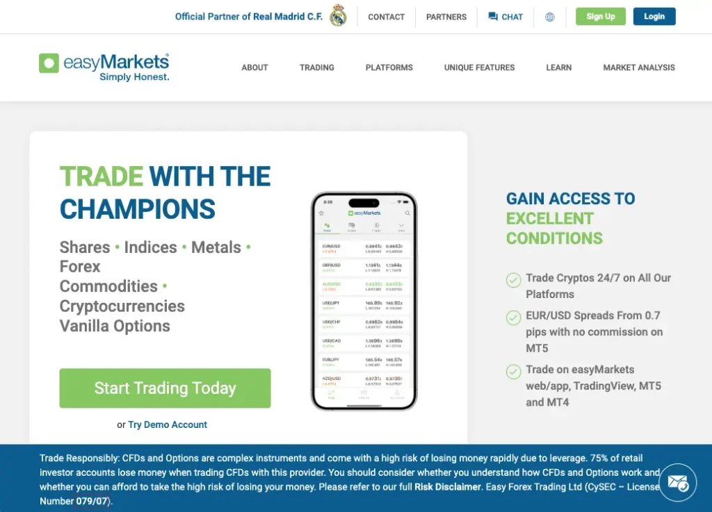 que es Easy Markets y para que sirve