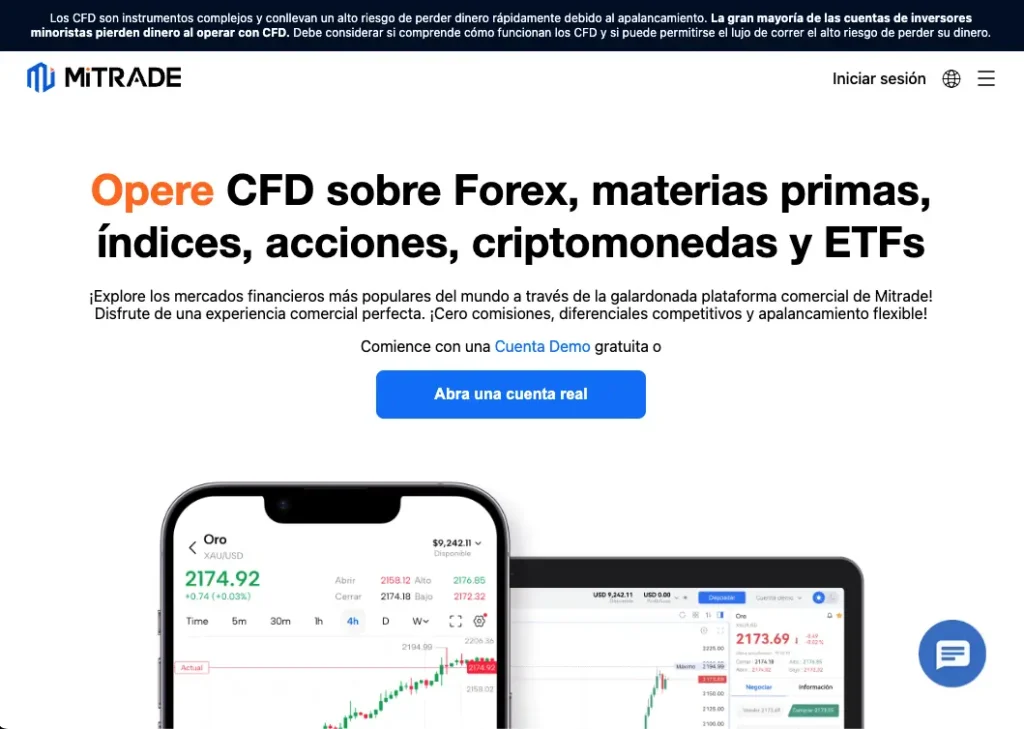 que es Mitrade y para que sirve