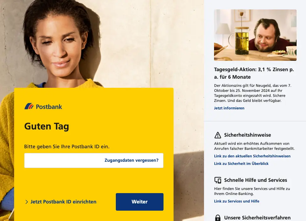 que es Postbank y para que sirve