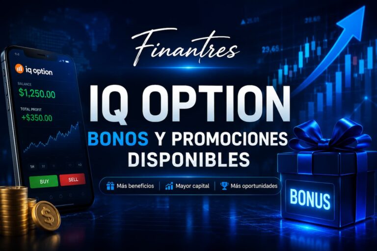 IQ Option bonos y promociones disponibles