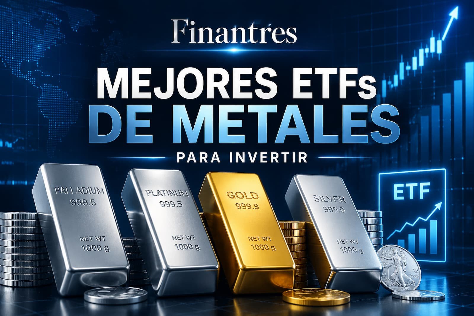 Mejores ETFs de metales para invertir