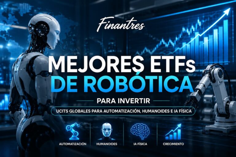 Mejores ETFs de robótica para invertir UCITS globales para automatización humanoides e IA física