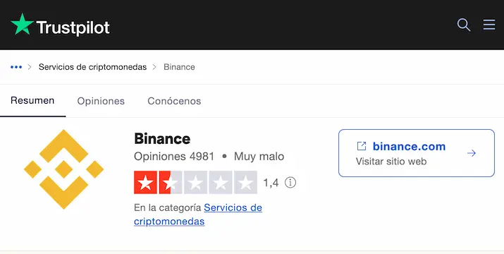 Opiniones Binance Trustpilot Opiniones Binance Trustpilot