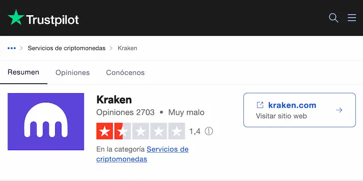 Opiniones Kraken Trustpilot Opiniones Kraken Trustpilot
