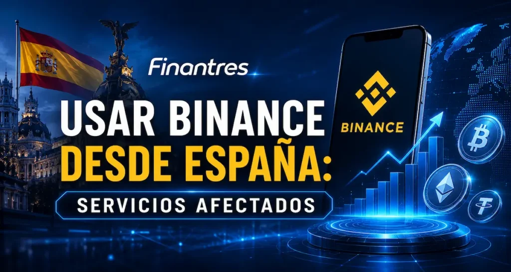 Usar Binance desde España servicios afectados