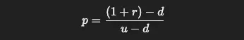 calculo de la probabilidad de subida