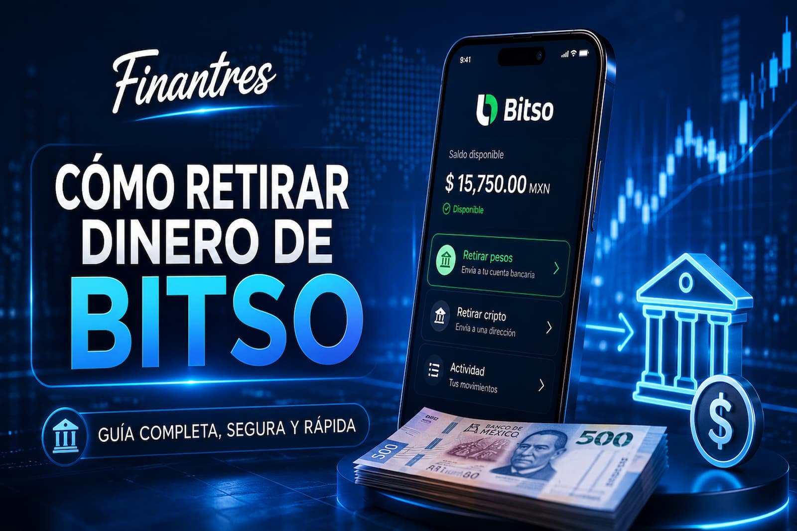 Cómo retirar dinero de Bitso