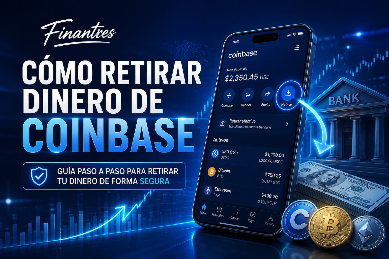 Cómo Retirar Dinero de Coinbase