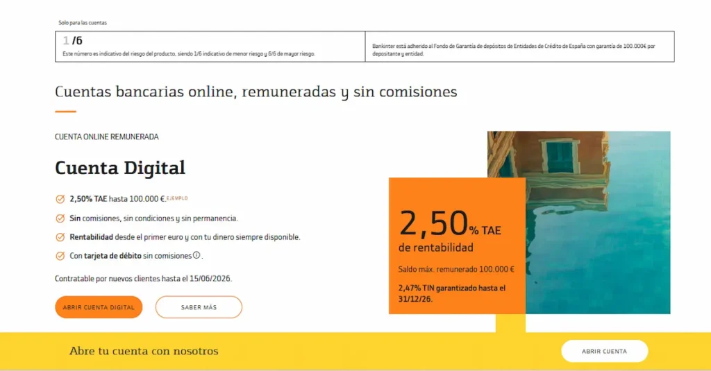 Cuenta Digital Bankinter