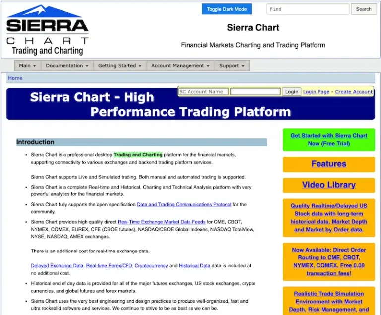 Sierra Chart opiniones