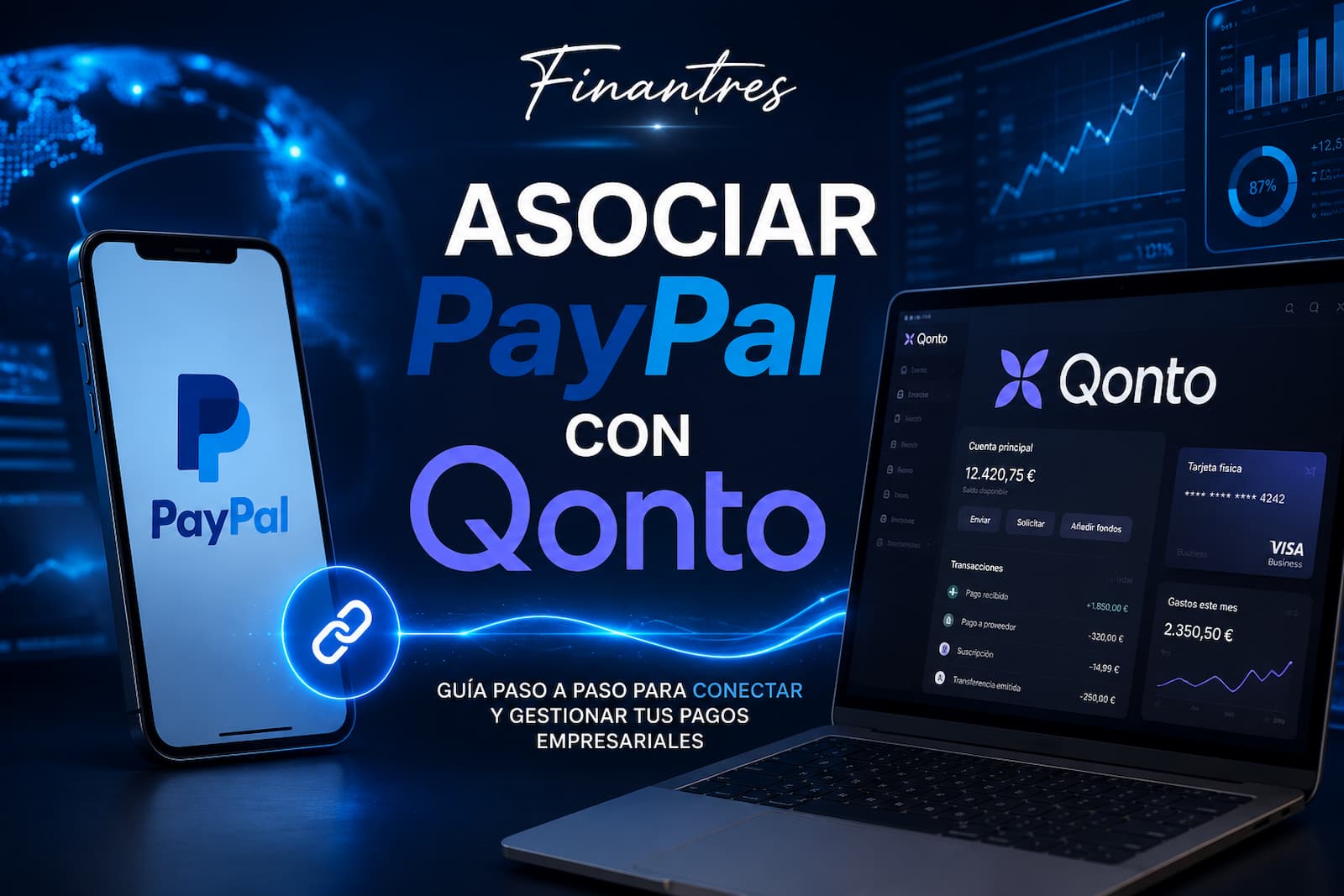 Asociar PayPal con Qonto