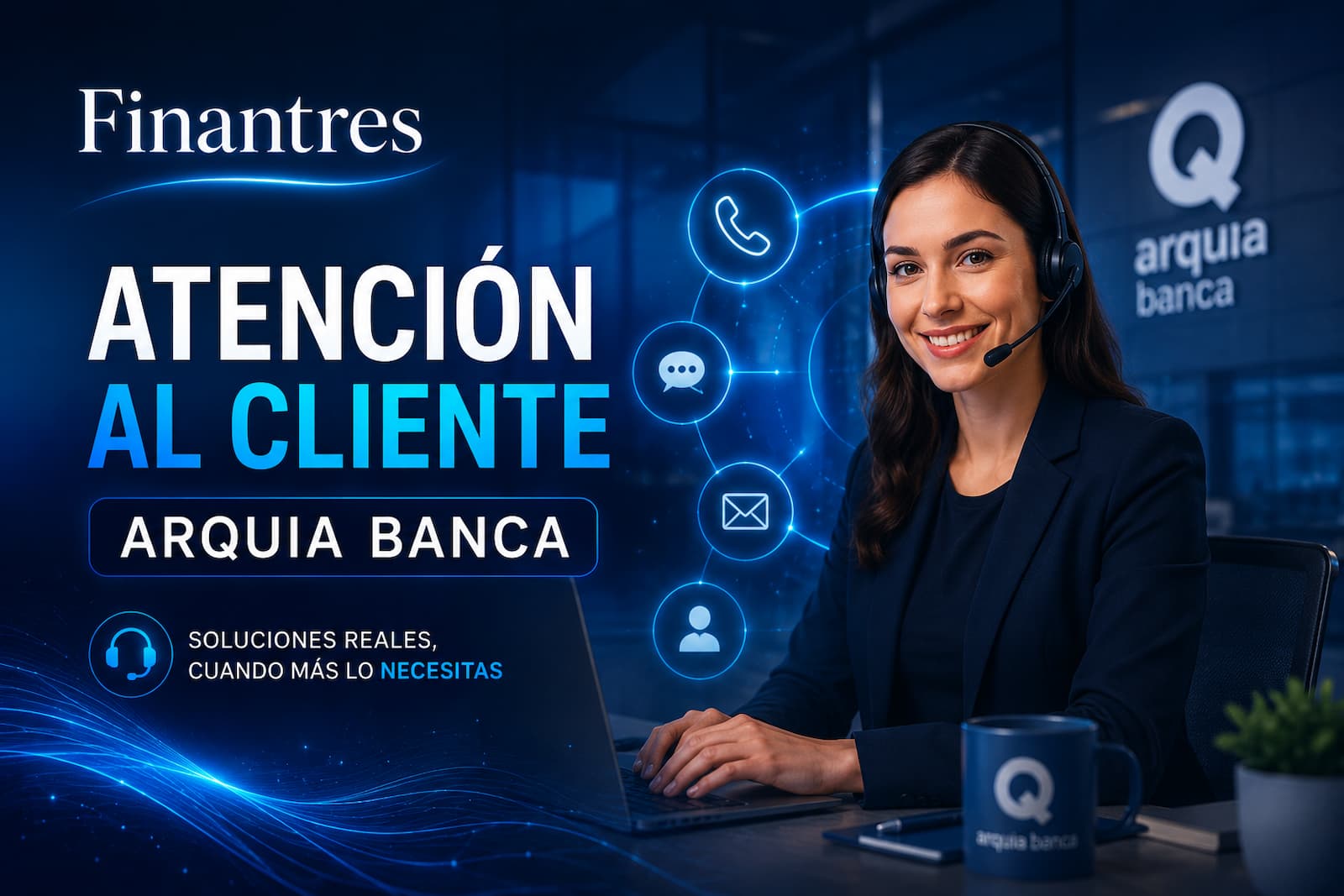 Atención al cliente Arquia Banca