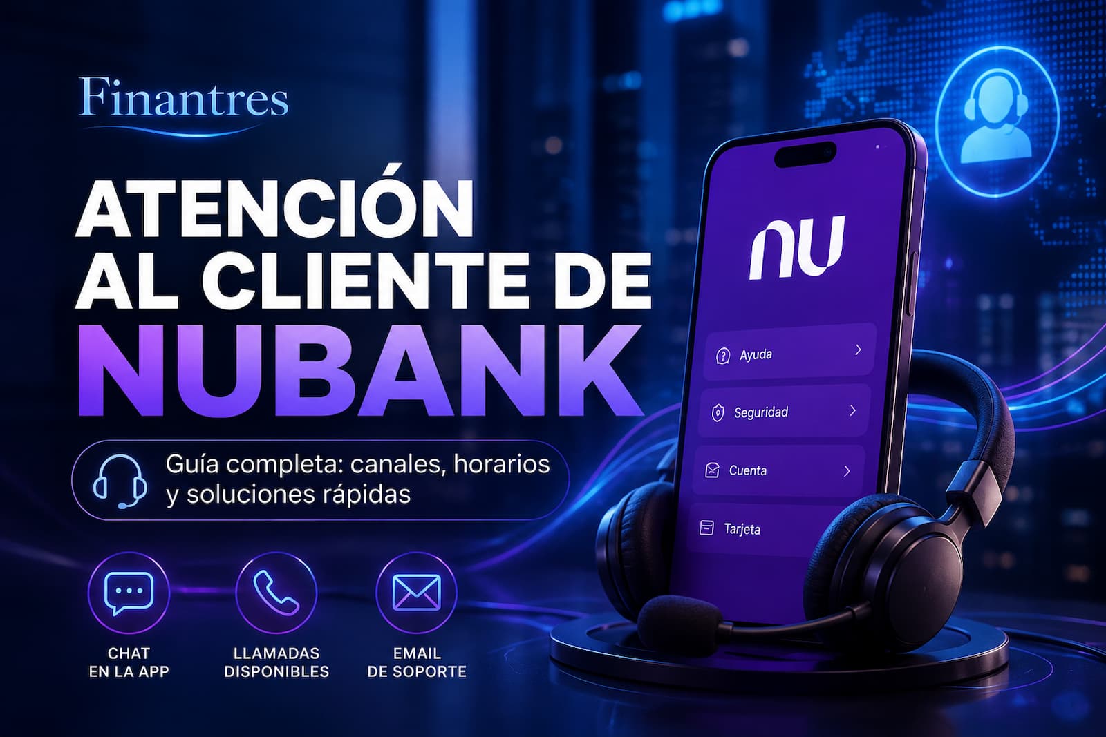 Atención al cliente de Nubank