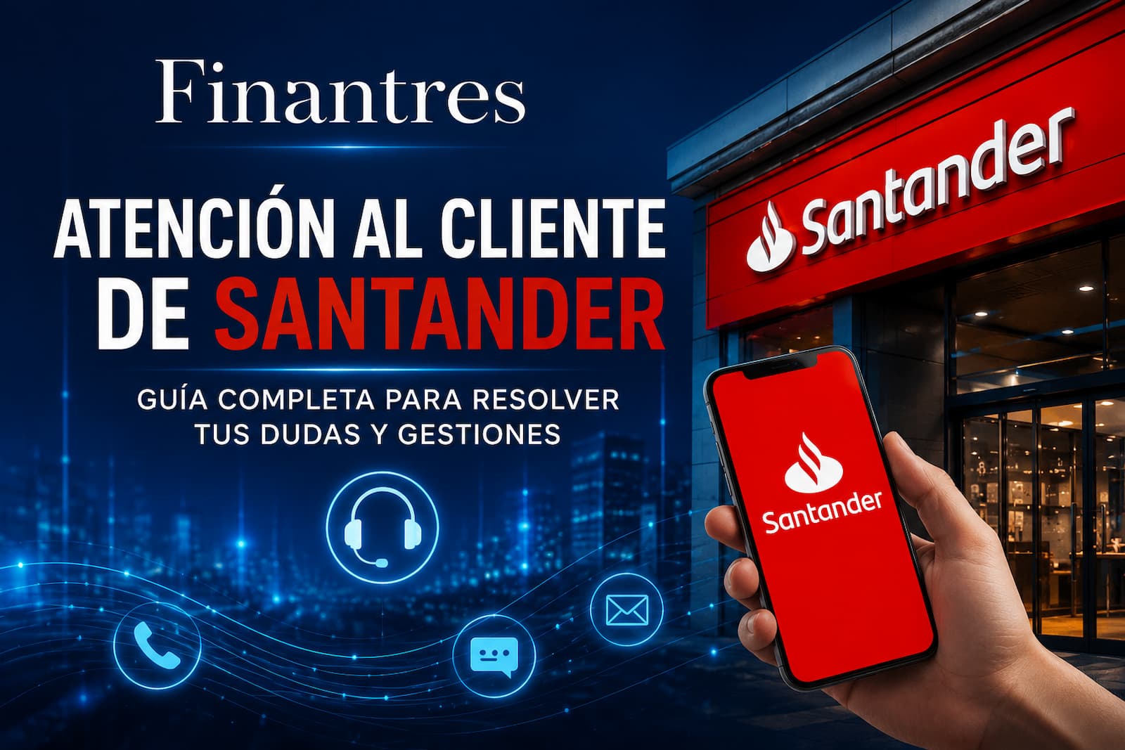 Atención al cliente de Banco Santander: teléfonos gratuitos y contacto