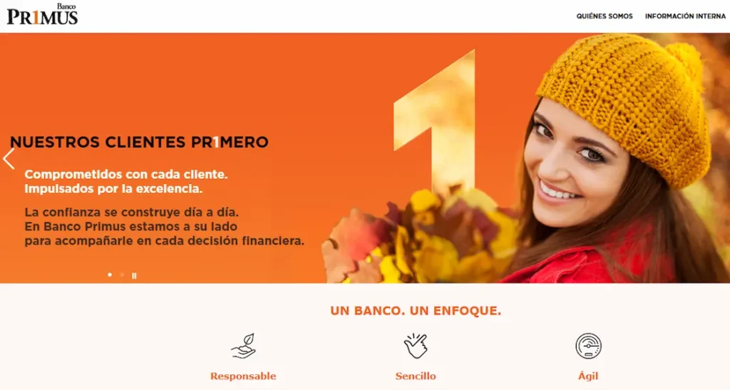 Productos Banco Primus