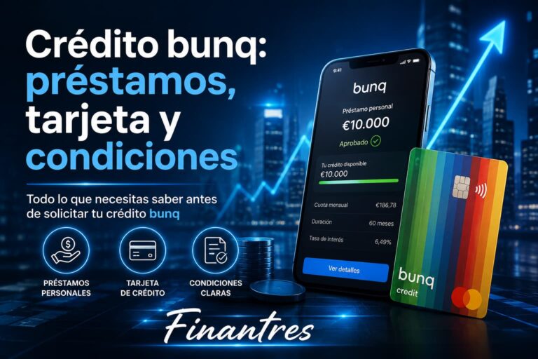 Crédito bunq préstamos tarjeta y condiciones