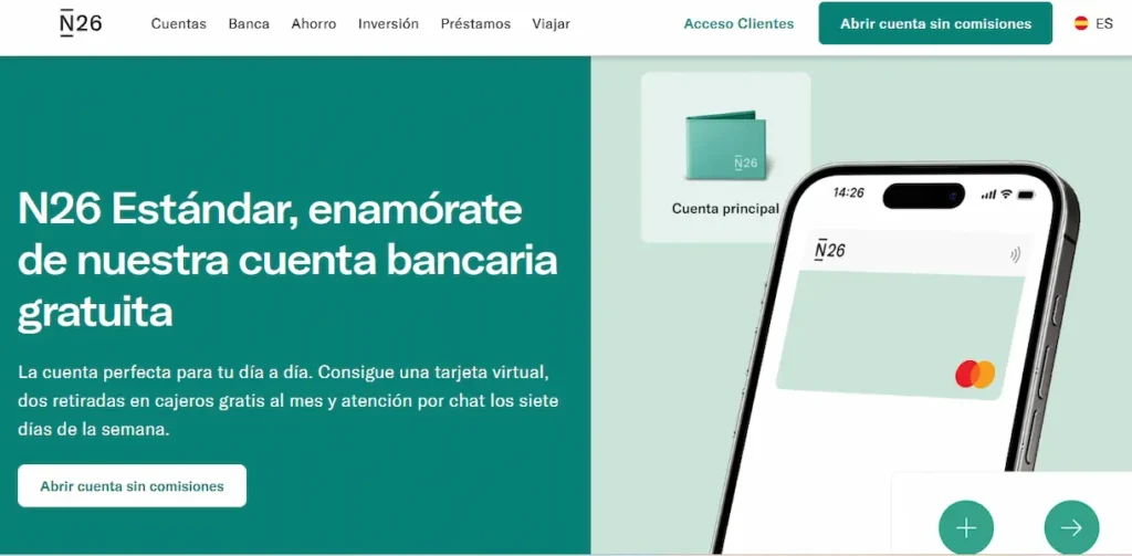 Cuenta N26 Estándar
