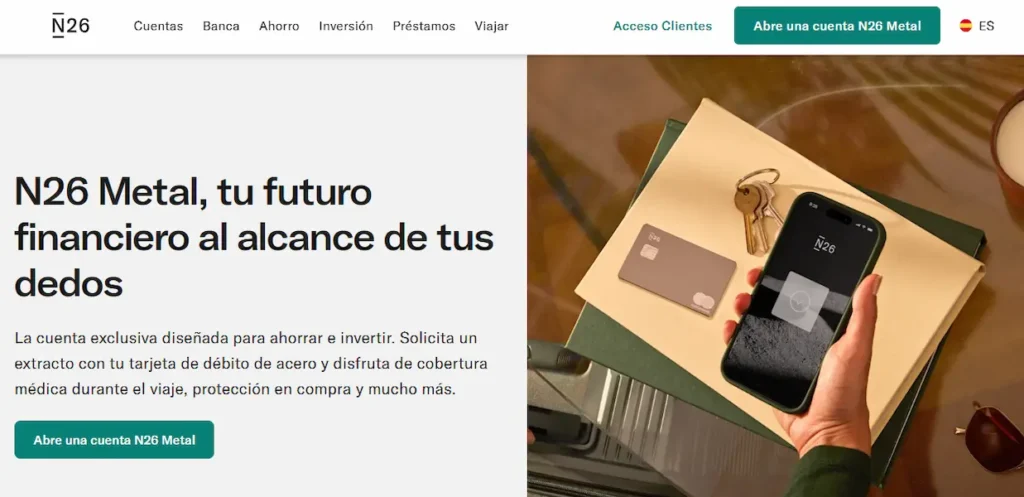 Cuenta N26 Metal