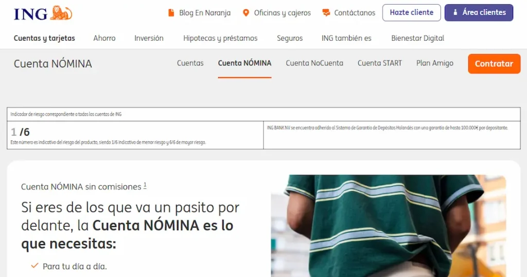 Cuenta Nómina ING