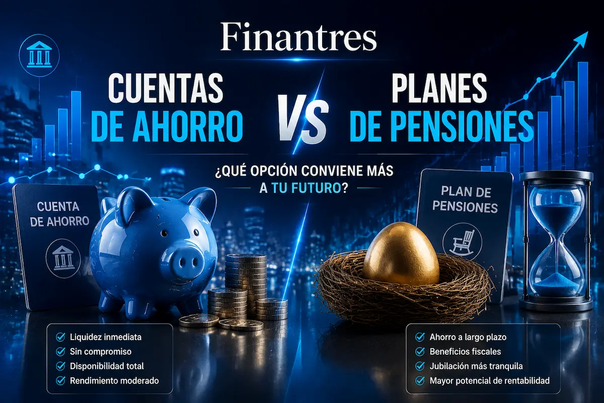 Cuentas de ahorro vs. planes de pensiones