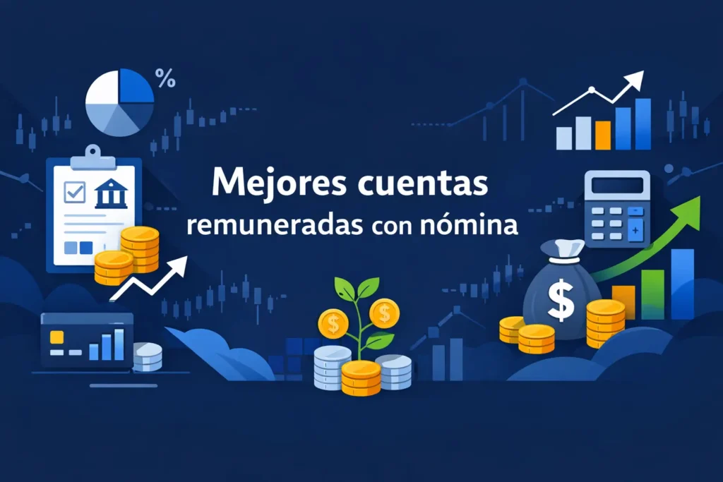 Mejores cuentas remuneradas con nómina