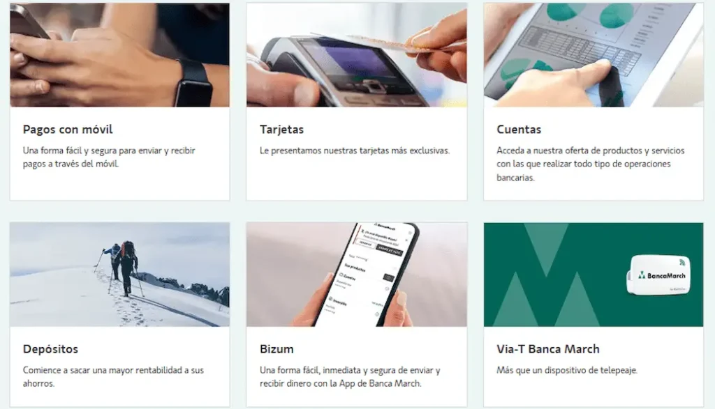 Productos Banca March