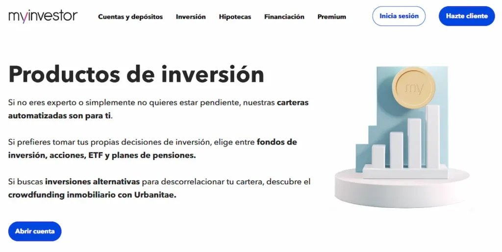 Productos de inversión MyInvestor