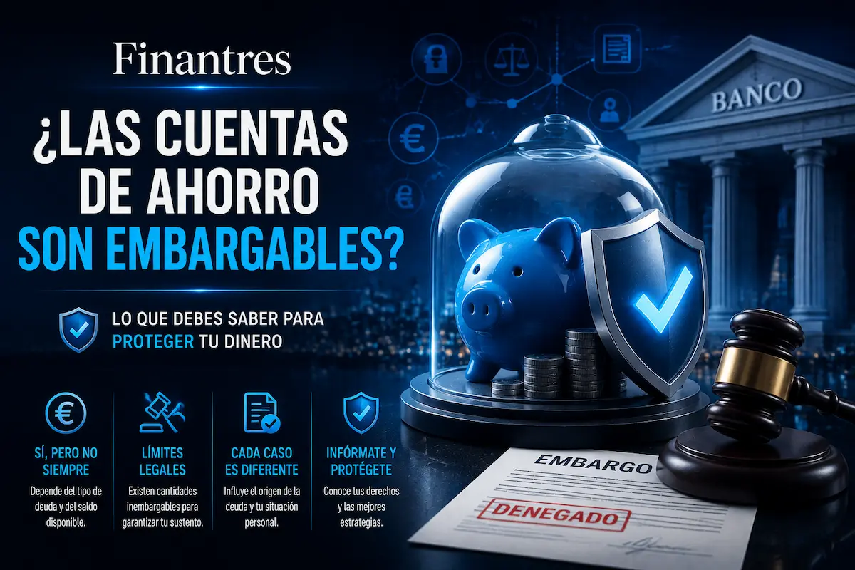¿Las cuentas de ahorro son embargables?