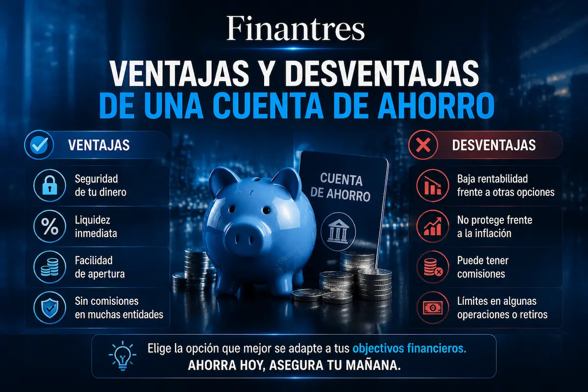 Ventajas y desventajas de una cuenta de ahorro