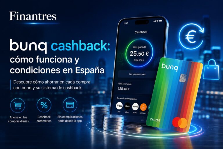 bunq cashback cómo funciona y condiciones en España