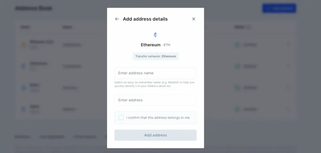 Añade una wallet propia