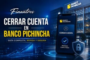 Cerrar cuenta en Banco Pichincha