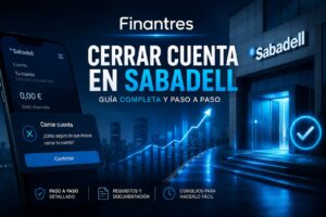 Cerrar cuenta en Sabadell
