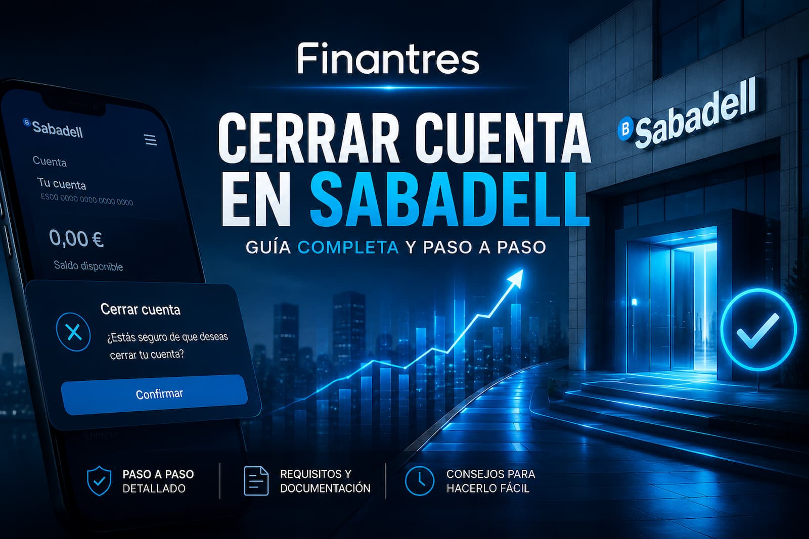 Cerrar cuenta en Sabadell